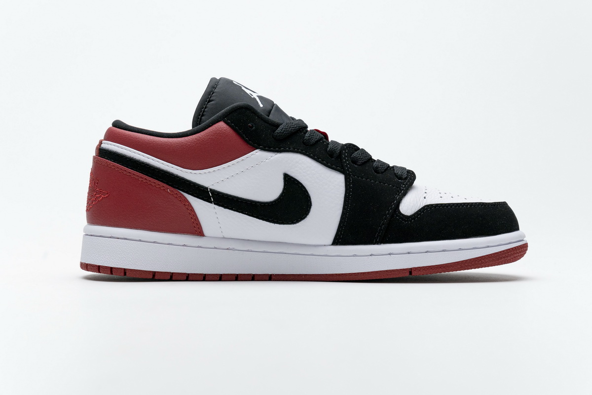 Jordan 1 Low Black Toe 553558-116