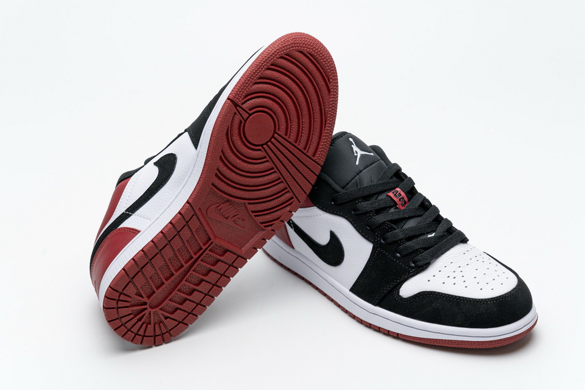Jordan 1 Low Black Toe 553558-116