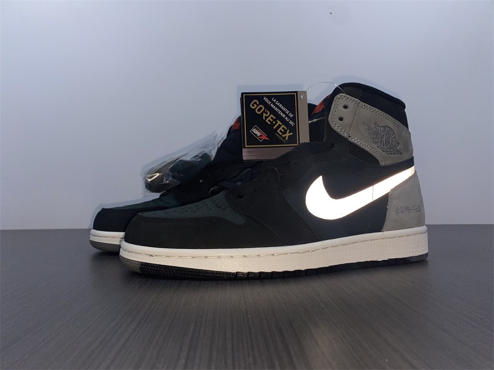 Jordan 1 Retro High Element Gore-Tex Black Particle Grey DB2889-001 Hifoot.ru