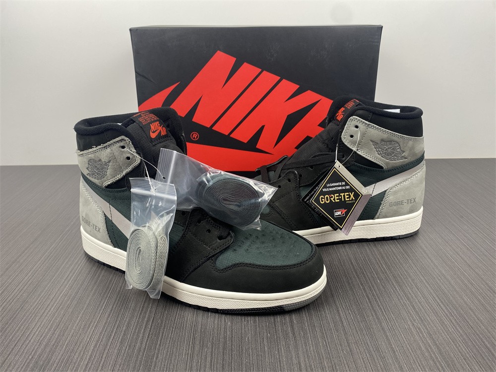 Jordan 1 Retro High Element Gore-Tex Black Particle Grey DB2889-001 Hifoot.ru