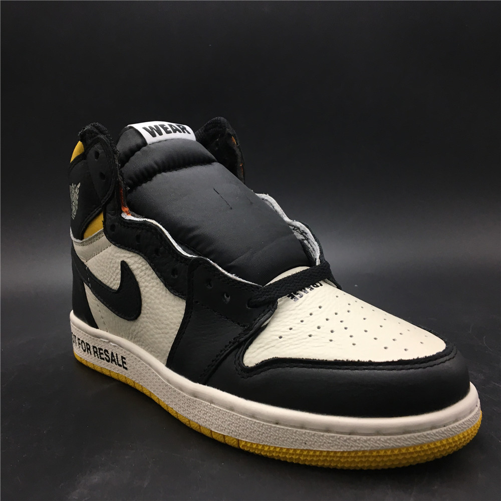 Jordan 1 Retro High Not for Resale Varsity Maize 861428-107