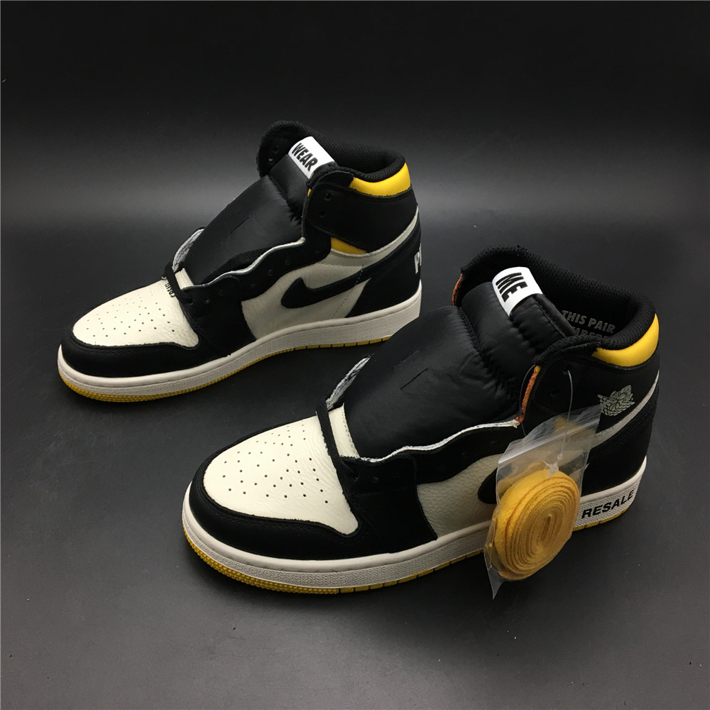 Jordan 1 Retro High Not for Resale Varsity Maize 861428-107