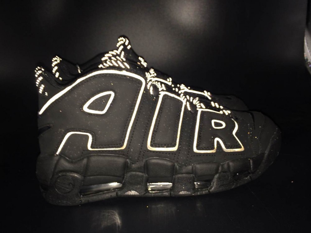 Nike Air More Uptempo Black Reflective 414962-004