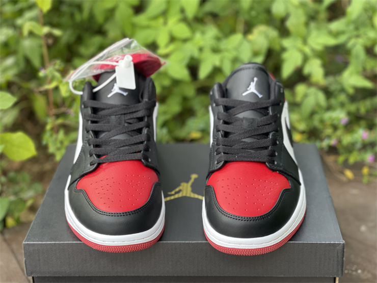 Jordan 1 Low Bred Toe 553558-612