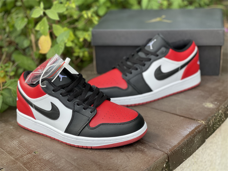 Jordan 1 Low Bred Toe 553558-612