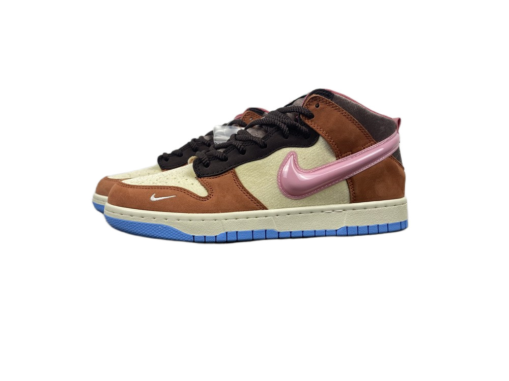 Nike Dunk Mid Social Status Free Lunch Chocolate Milk DJ1173-700
