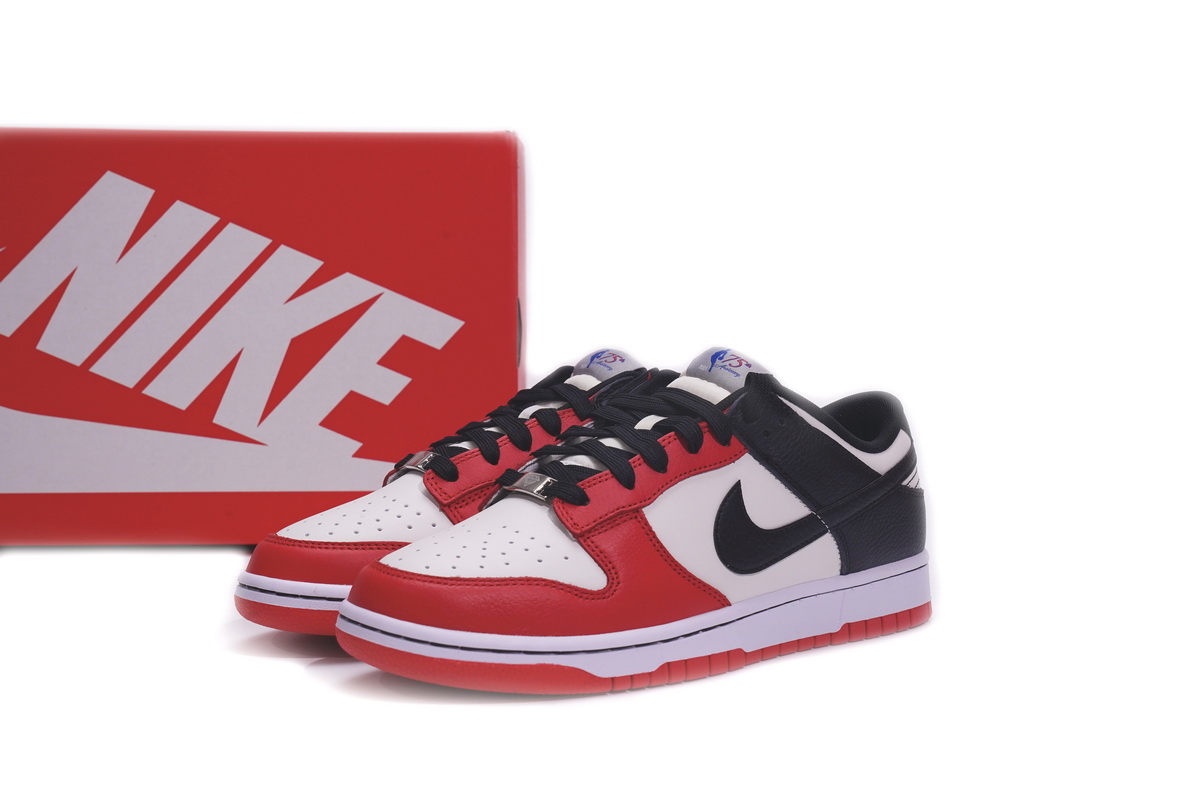 Nike Dunk Low EMB NBA 75th Anniversary Chicago DD3363-100