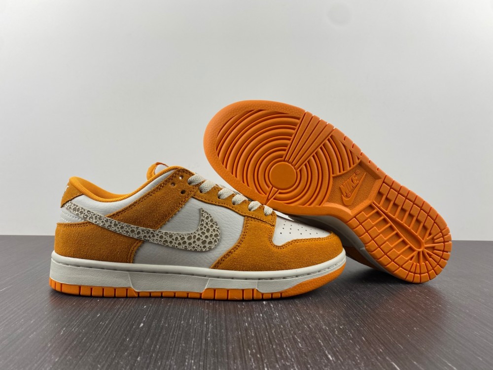 Nike Dunk Low AS Safari Swoosh Kumquat  DR0156-800