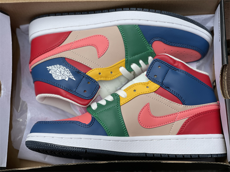 Jordan 1 Mid SE Multi Color (2022) (W) DN3738-400