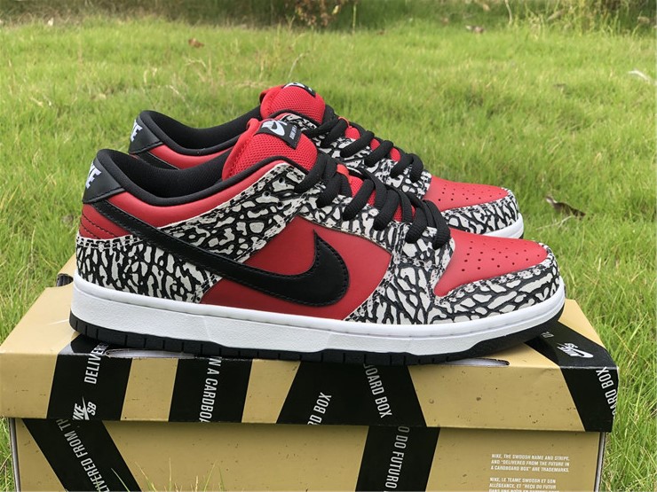 nike sb dunk low S*p*e red cement 313170-600