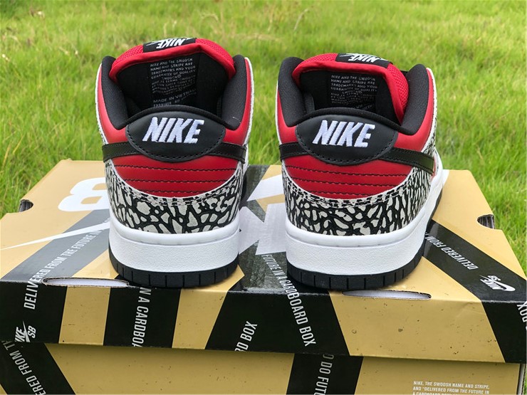 nike sb dunk low S*p*e red cement 313170-600