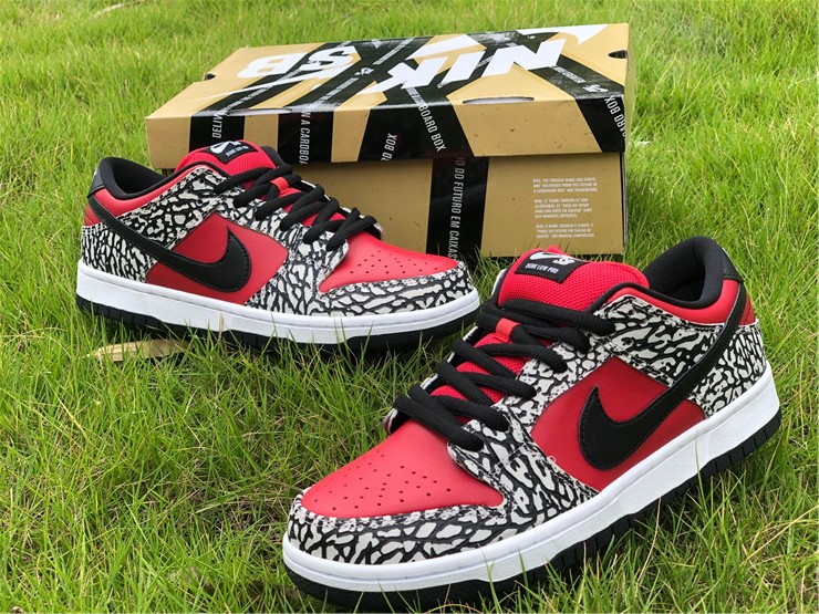 nike sb dunk low S*p*e red cement 313170-600