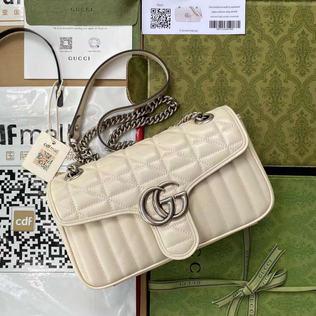 Gvcci Marmont whtie 443497 26*15*7cm