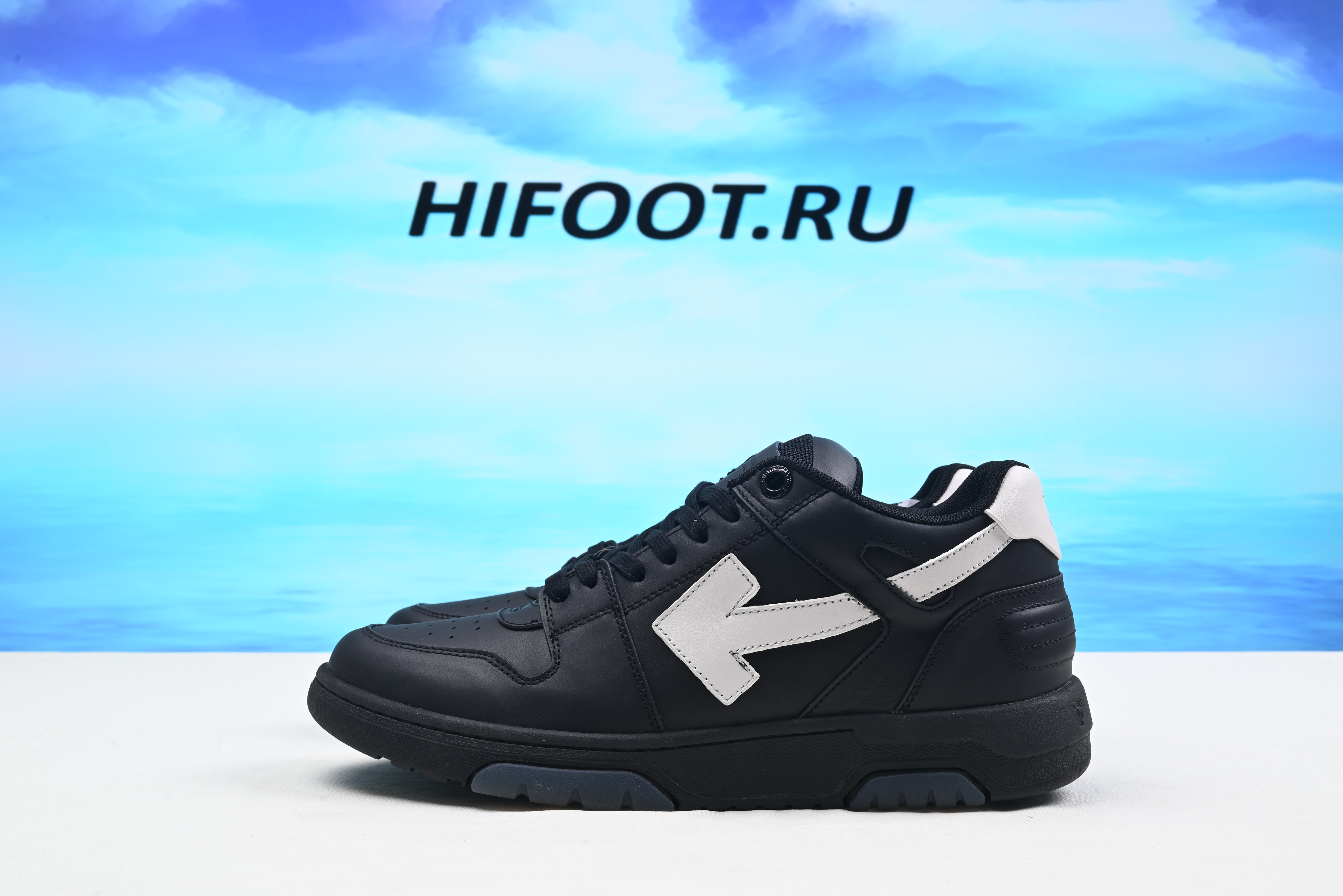 OFF-WHITE Out of Office Black White OMIA189R21LEA0011001