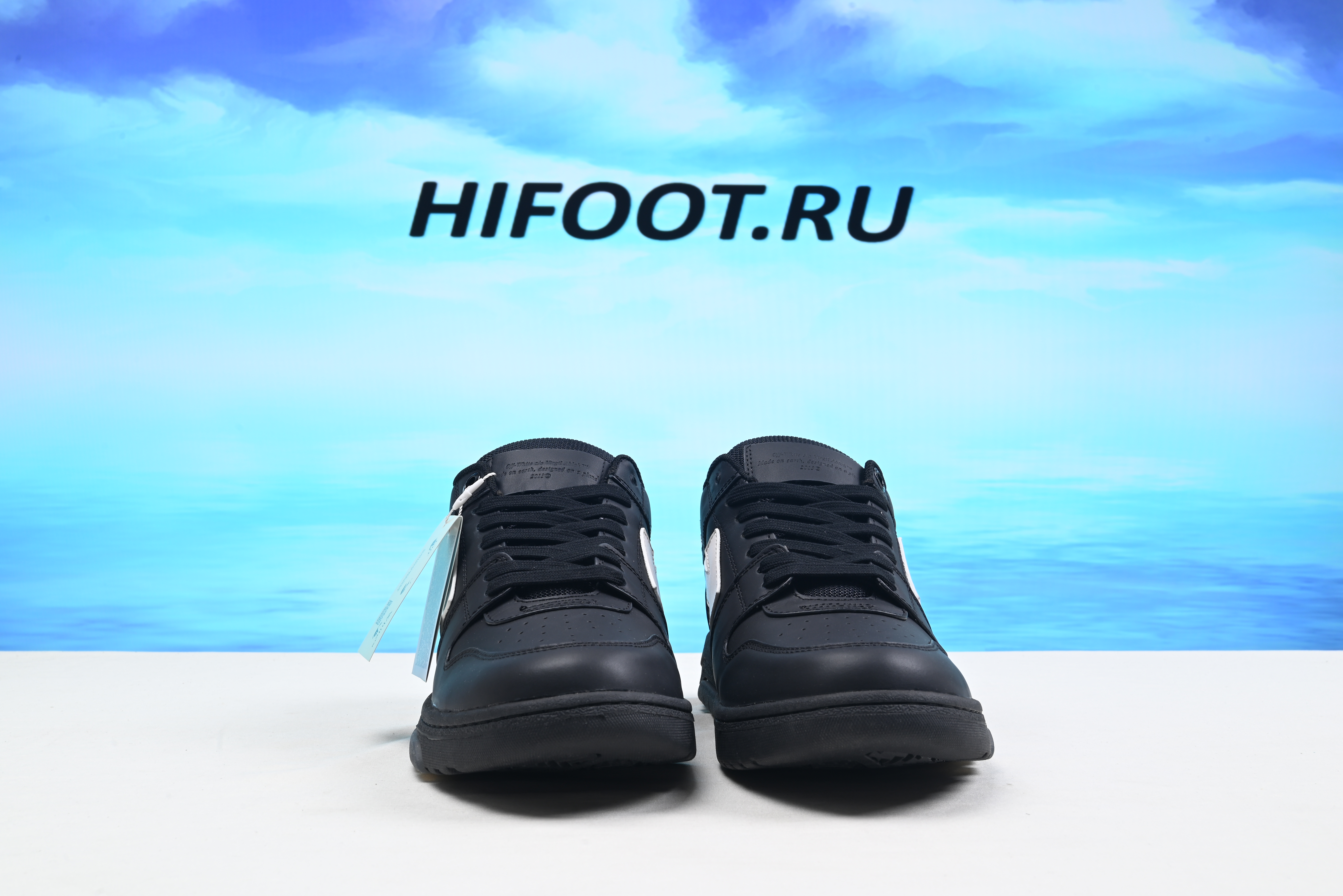 OFF-WHITE Out of Office Black White OMIA189R21LEA0011001