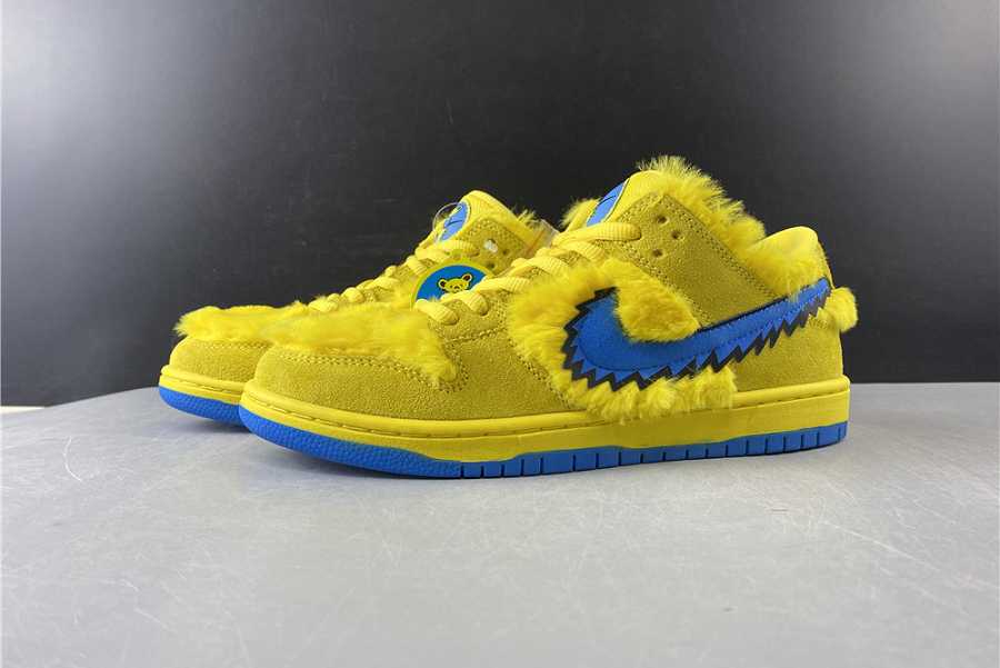 Nike SB Dunk Low Grateful Dead Bears Opti Yellow CJ5378-700